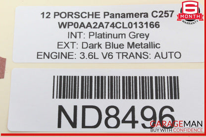 10-16 Porsche Panamera 970 Front Right or Rear Left Door Window Regulator Motor