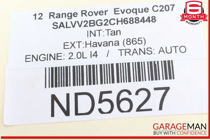 12-19 Range Rover Evoque Rear Right Passenger Side Lower Control Arm OEM