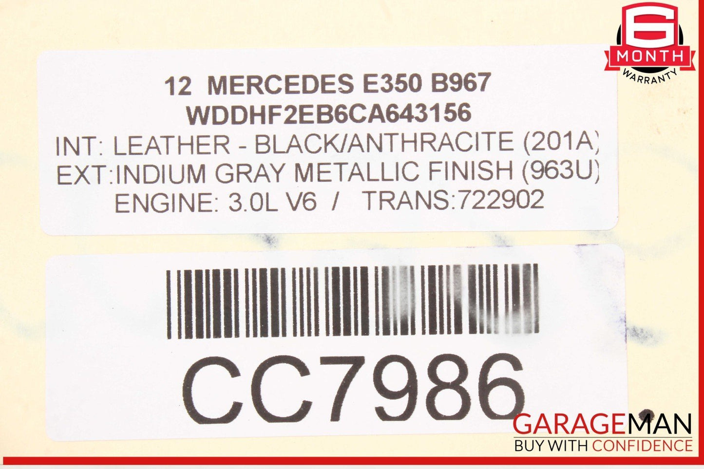 08-14 Mercedes W212 E350 C300 Power Steering Rack and Pinion 20411011017 OEM