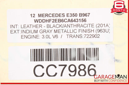 08-14 Mercedes W212 E350 C300 Power Steering Rack and Pinion 20411011017 OEM