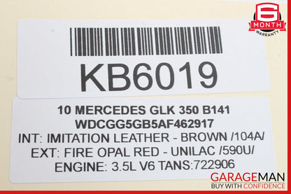 10-15 Mercedes X204 GLK350 Front Left Side Door Panel Tweeter Speaker Cover OEM