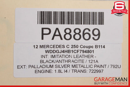 12-15 Mercedes C250 SLK250 7G Automatic Transmission Assembly 722.997 132k