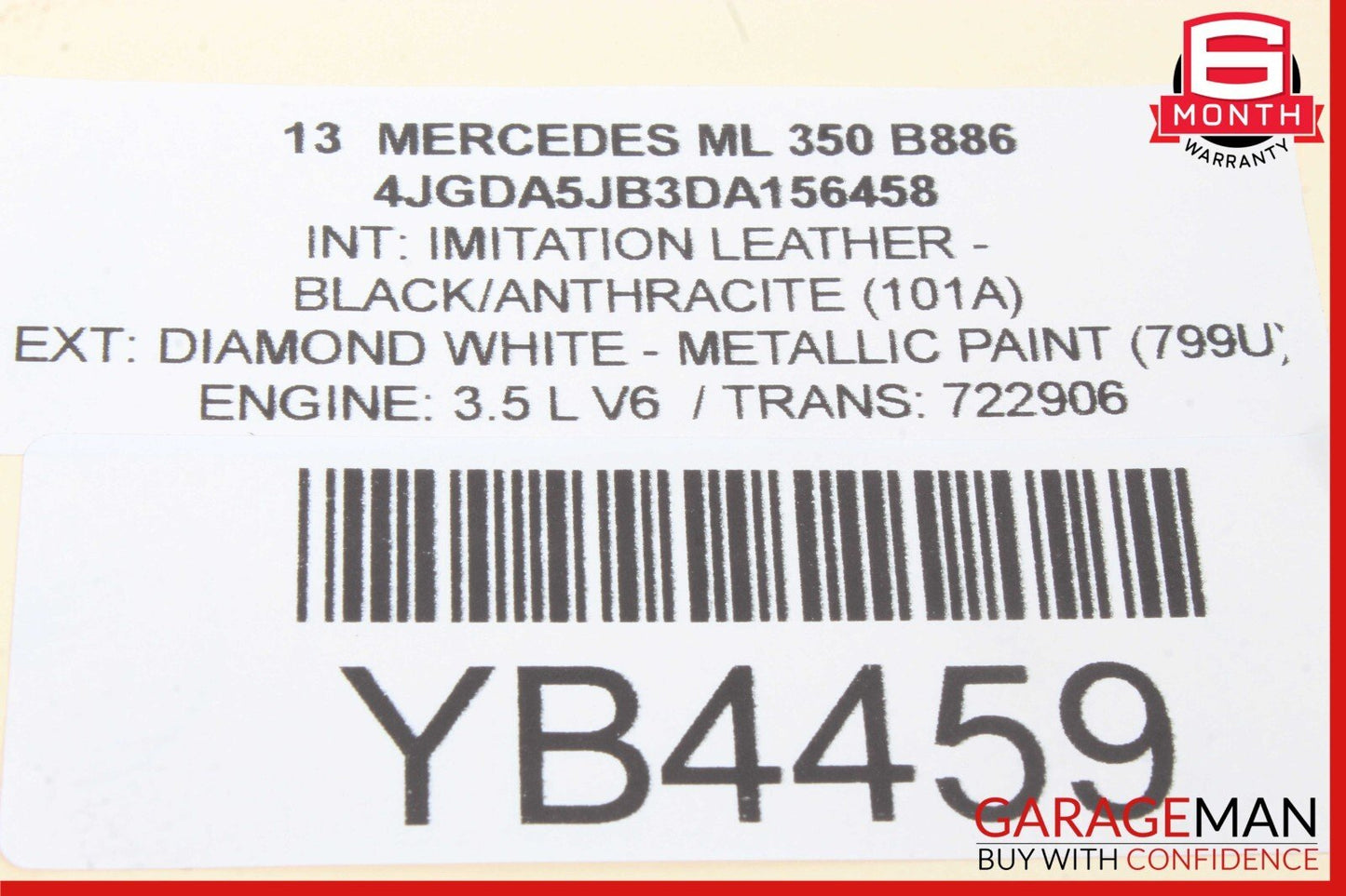 12-19 Mercedes W166 ML350 ML400 GL450 GLS550 Gas Throttle Pedal Accelerator OEM