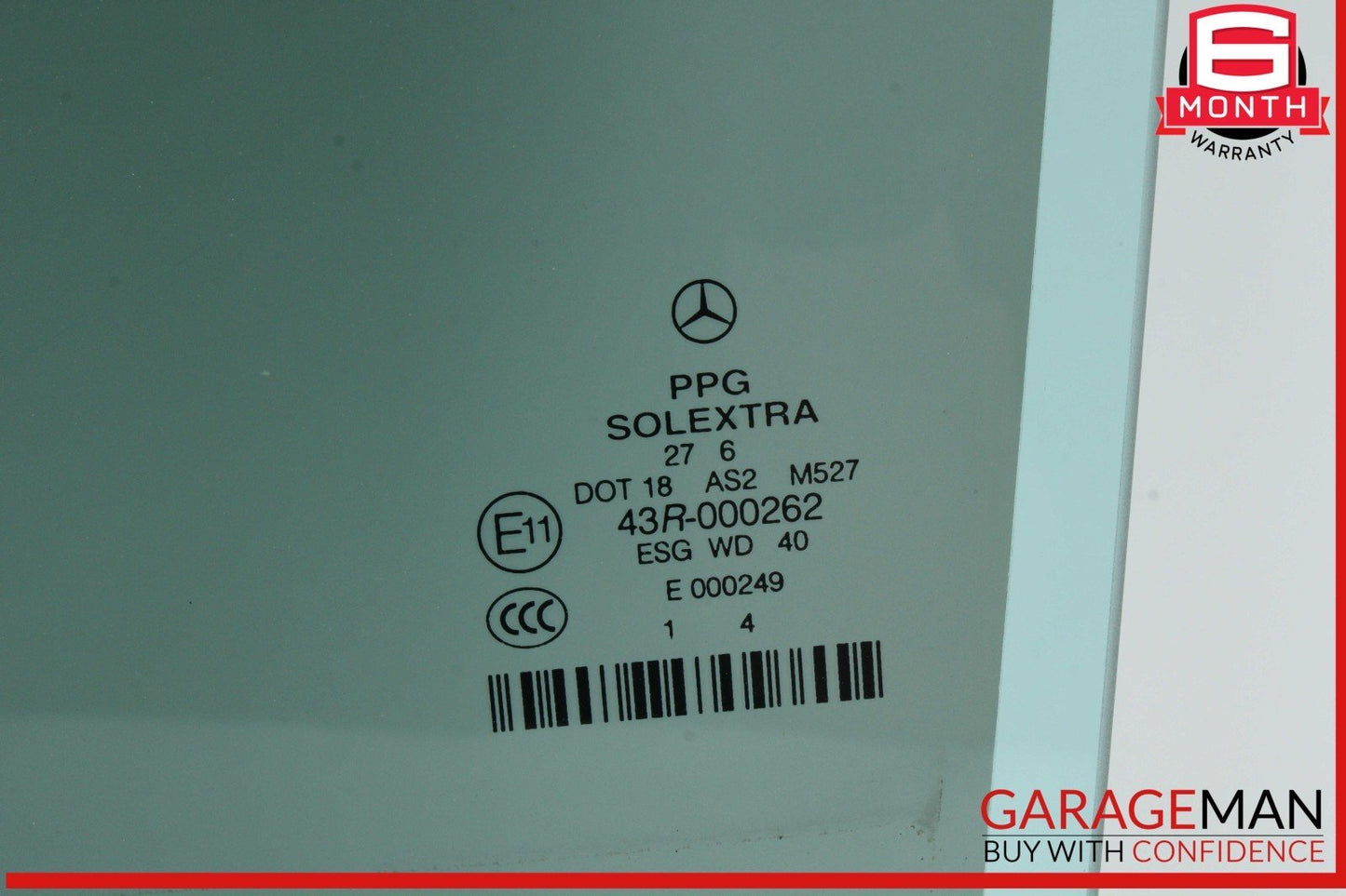 03-09 Mercedes W211 E63 AMG E550 Rear Left Driver Side Door Window Glass OEM