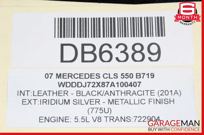 06-11 Mercedes W219 CLS550 Front Bumper Reinforcement Radiator Support Assy