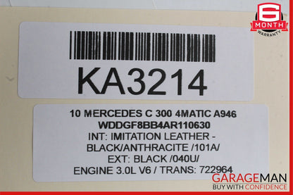 08-16 Mercedes E400 E350 GLK350 C300 Rear Left Door Window Regulator Motor Unit