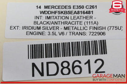 08-20 Mercedes W212 E350 C300 Front Left Side Seat Control Module Unit OEM