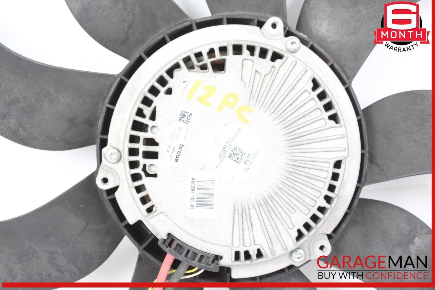 11-18 Porsche Cayenne 958 Engine Cooling Fan 7P0121203D OEM