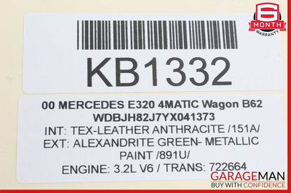98-03 Mercedes W210 E320 Front Left Driver Side Door Computer Control Module OEM