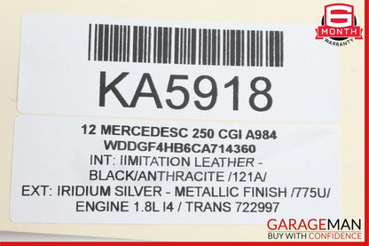 08-14 Mercedes W204 C250 C300 Rear Right Side Door Lock Latch Actuator OEM