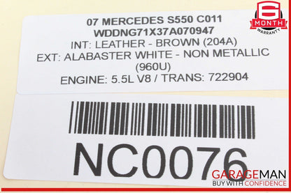 07-14 Mercedes W221 S550 S400 CL550 A/C AC Heater Climate Control Switch OEM