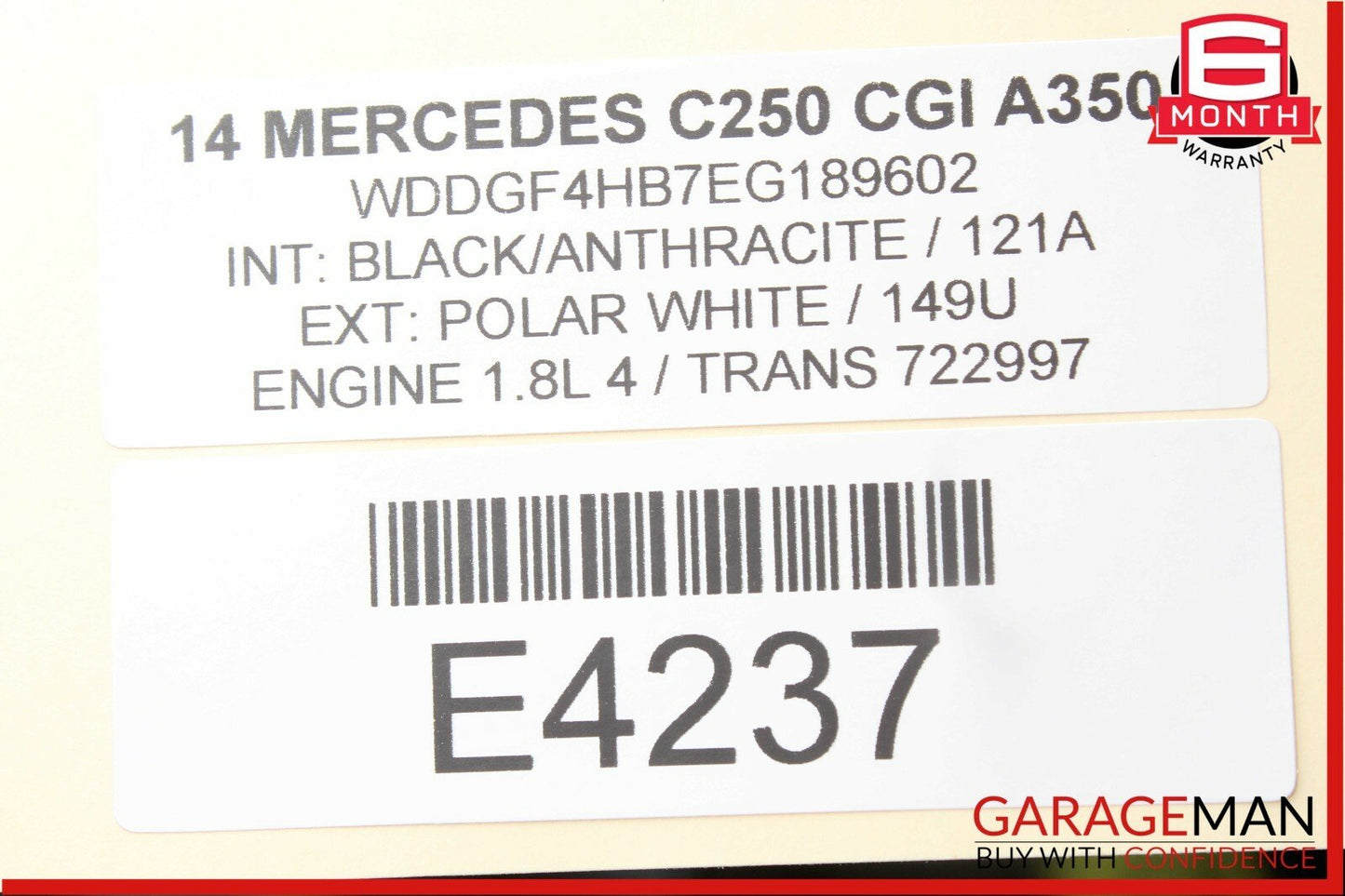 08-14 Mercedes W204 C250 C350 Front Right Door Control Module 2129006418 OEM
