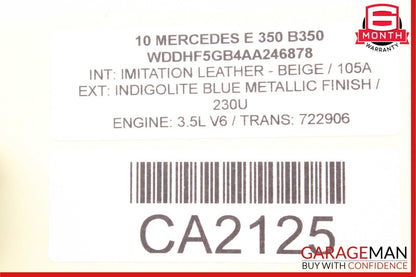 10-13 Mercedes W212 E350 E63 Front Left Driver Side Exterior Door Handle OEM