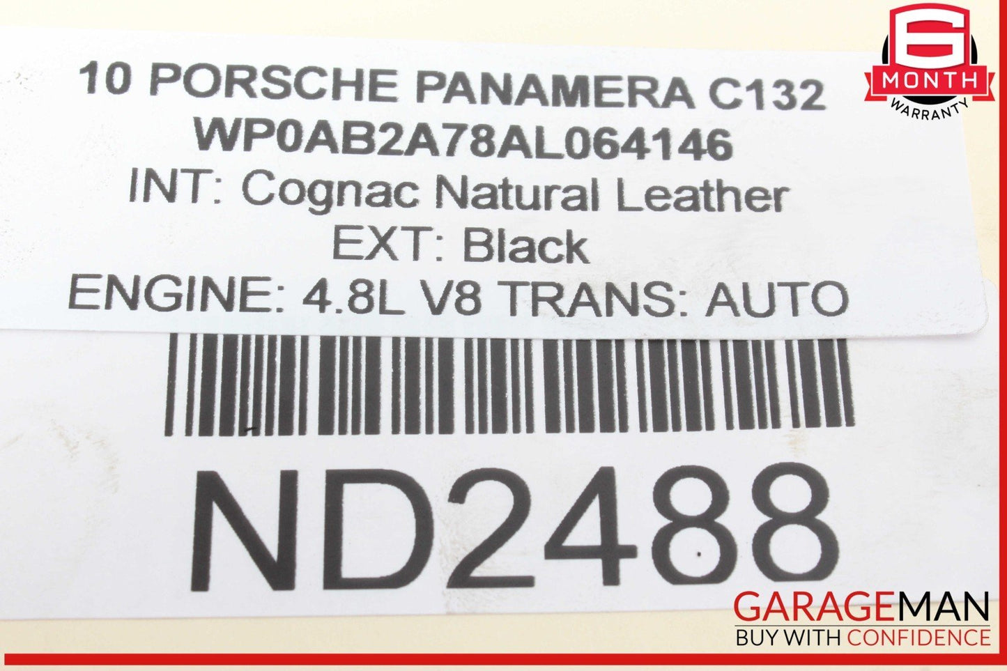 10-18 Porsche Panamera 970 Cayenne 958 Engine Motor Vacuum Pump 94810022003 OEM