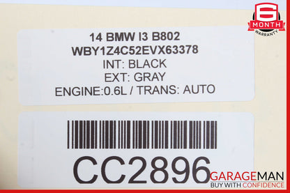 14-21 BMW i3 I01 Hybrid Radiator Cooling Fan Motor Shroud 8641948 OEM