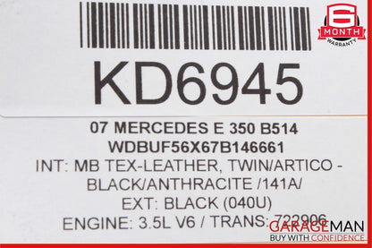 05-13 Mercedes W211 E350 E550 Front Left Side Engine Timing Chain Cover Plate
