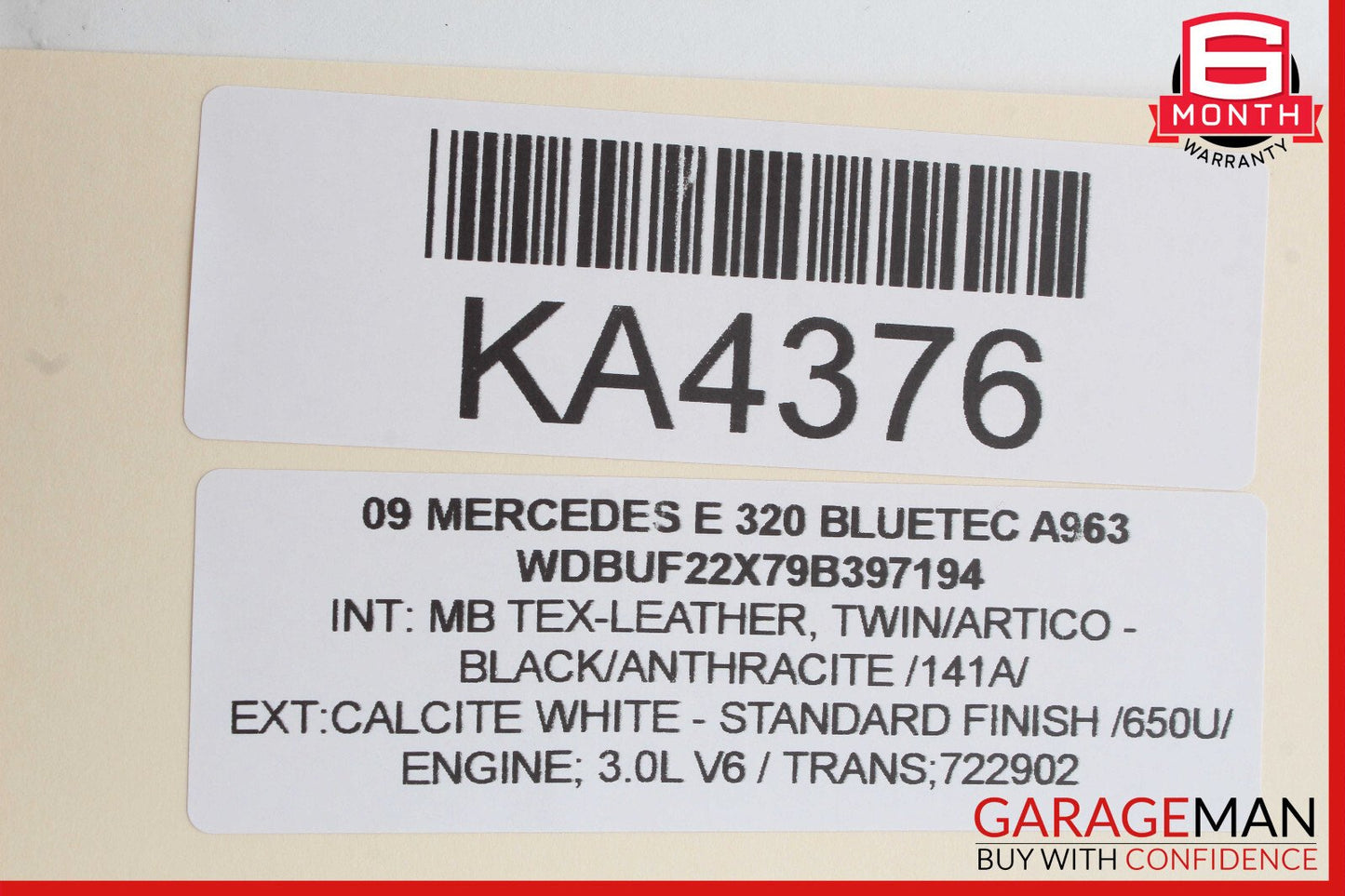 07-13 Mercedes W211 E320 Tire Pressure Monitoring System TPMS Receiver Module