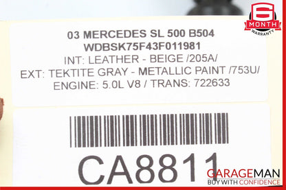03-06 Mercedes R230 SL500 SL600 Rear Right Hydraulic Shock Strut Absorber OEM