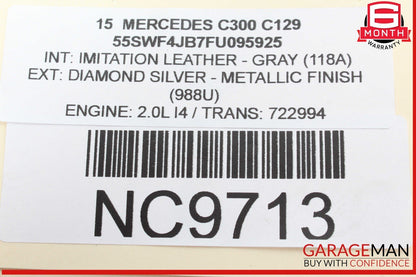 15-20 Mercedes W205 C300 C400 Rear Right or Left Lower Rearward Control Arm OEM