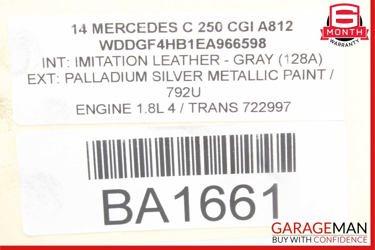 12-14 Mercedes W204 C250 GLK350 ABS Anti Lock Pump Brake Module Unit