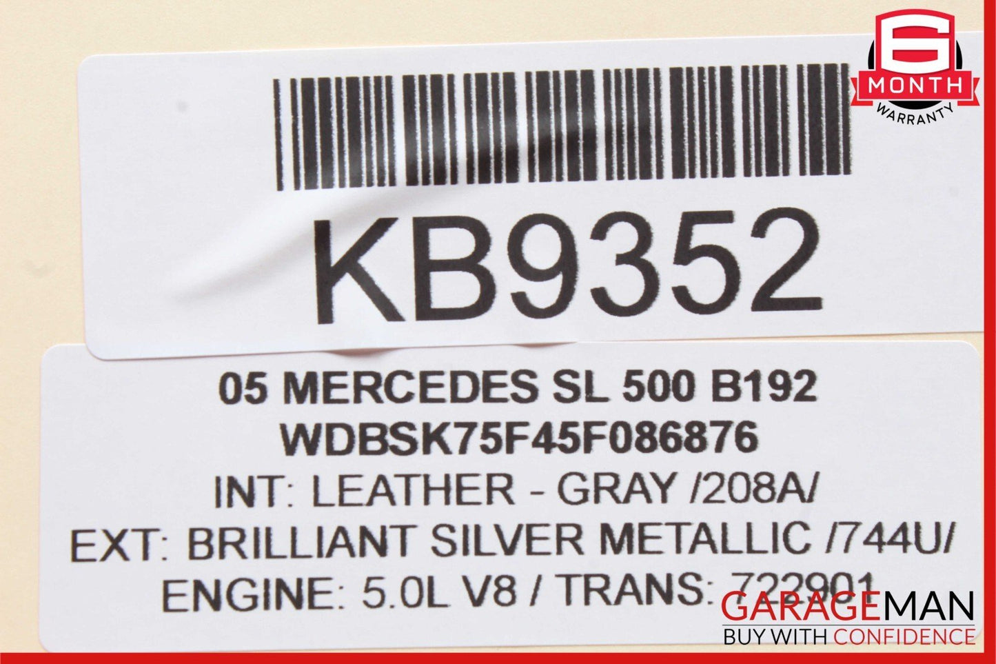 00-06 Mercedes SL500 S55 CLK55 AMG Antenna Amplifier Booster Assembly