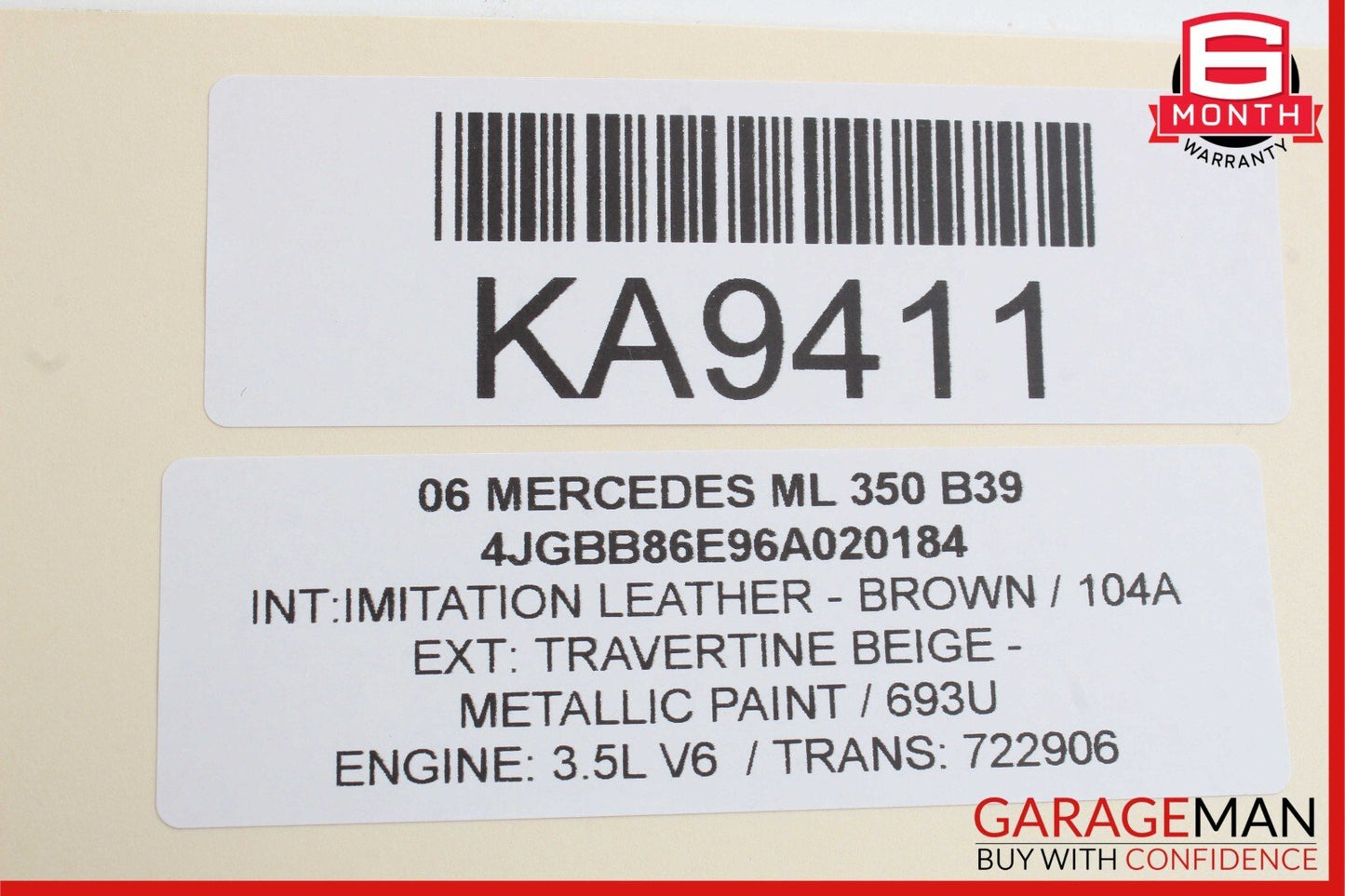 03-13 Mercedes W164 ML350 E320 CLS550 SLK280 Radio 6 Disk CD Changer Player OEM