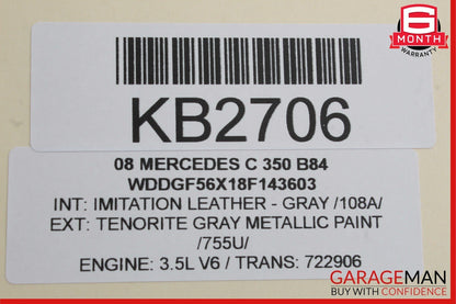 08-14 Mercedes W204 C250 C350 C63 AMG RWD Floor Gear Shifter Shift Selector Box