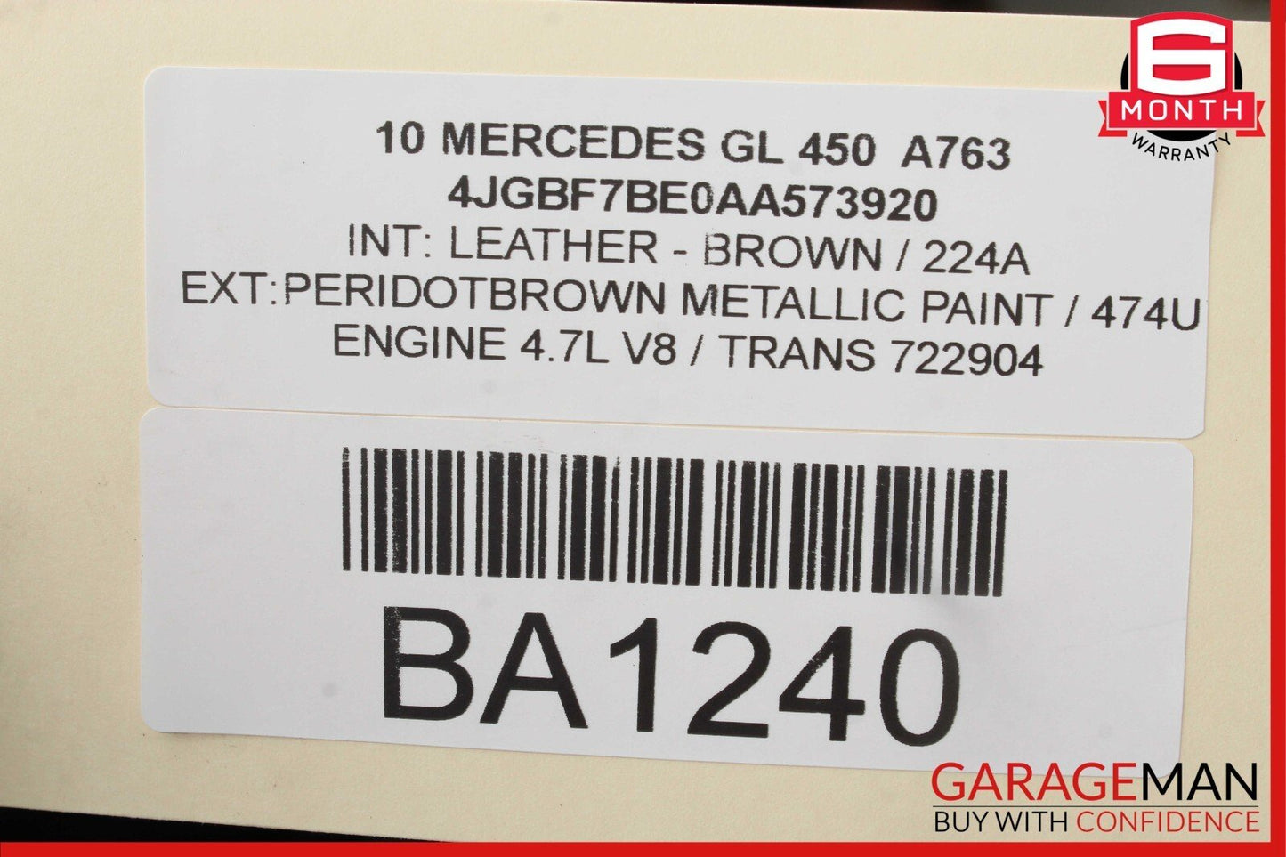 98-06 Mercedes S430 CLK320 C320 E500 Ignition Coil Pack 0001587803 OEM
