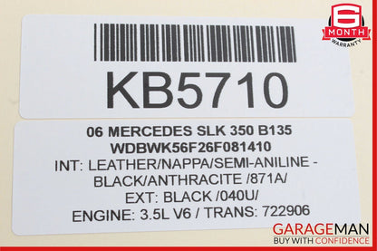 03-11 Mercedes ML350 R350 SLK350 Sirius Satellite Radio Receiver Module Unit OEM