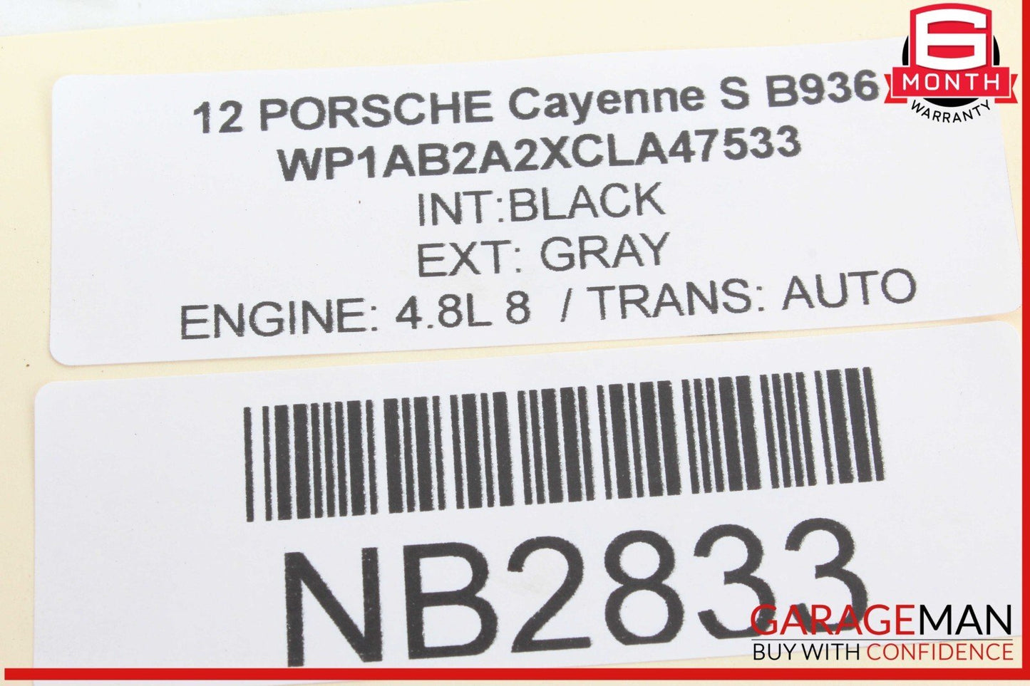 11-14 Porsche Cayenne S 958 Front Left Driver Side Lower Control Arm OEM