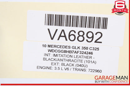 08-14 Mercedes X204 GLK350 C300 S550 V8 Engine Lower Oil Pan Support OEM