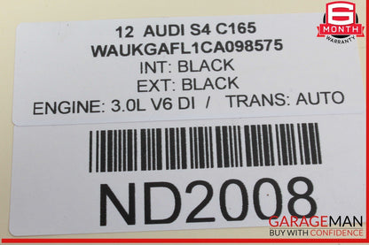 09-12 Audi S4 Rear Right Passenger Side Window Regulator Motor 8K0959812A OEM