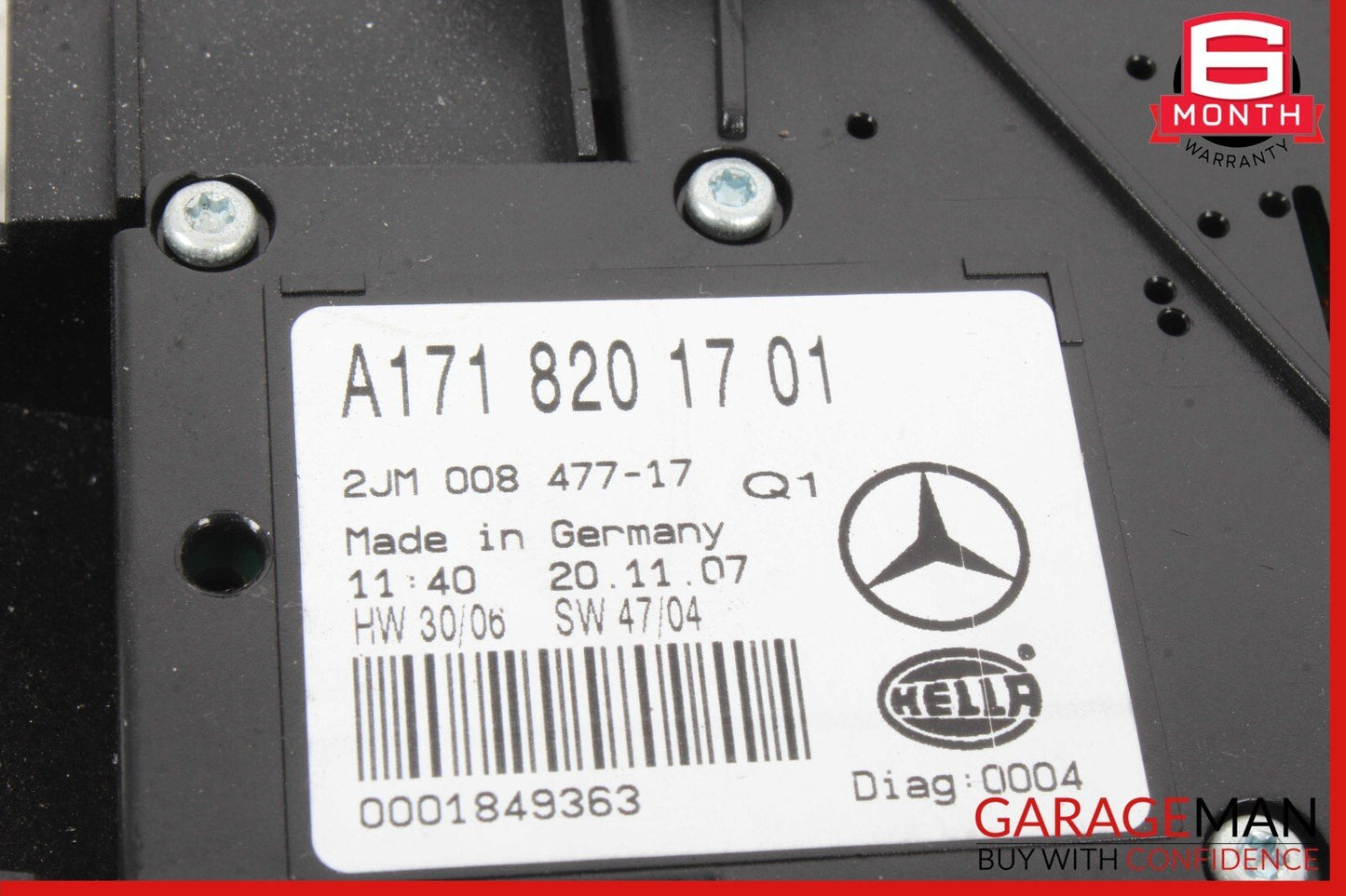 05-11 Mercedes R171 SLK280 Overhead Reading Dome Light Lamp Assy