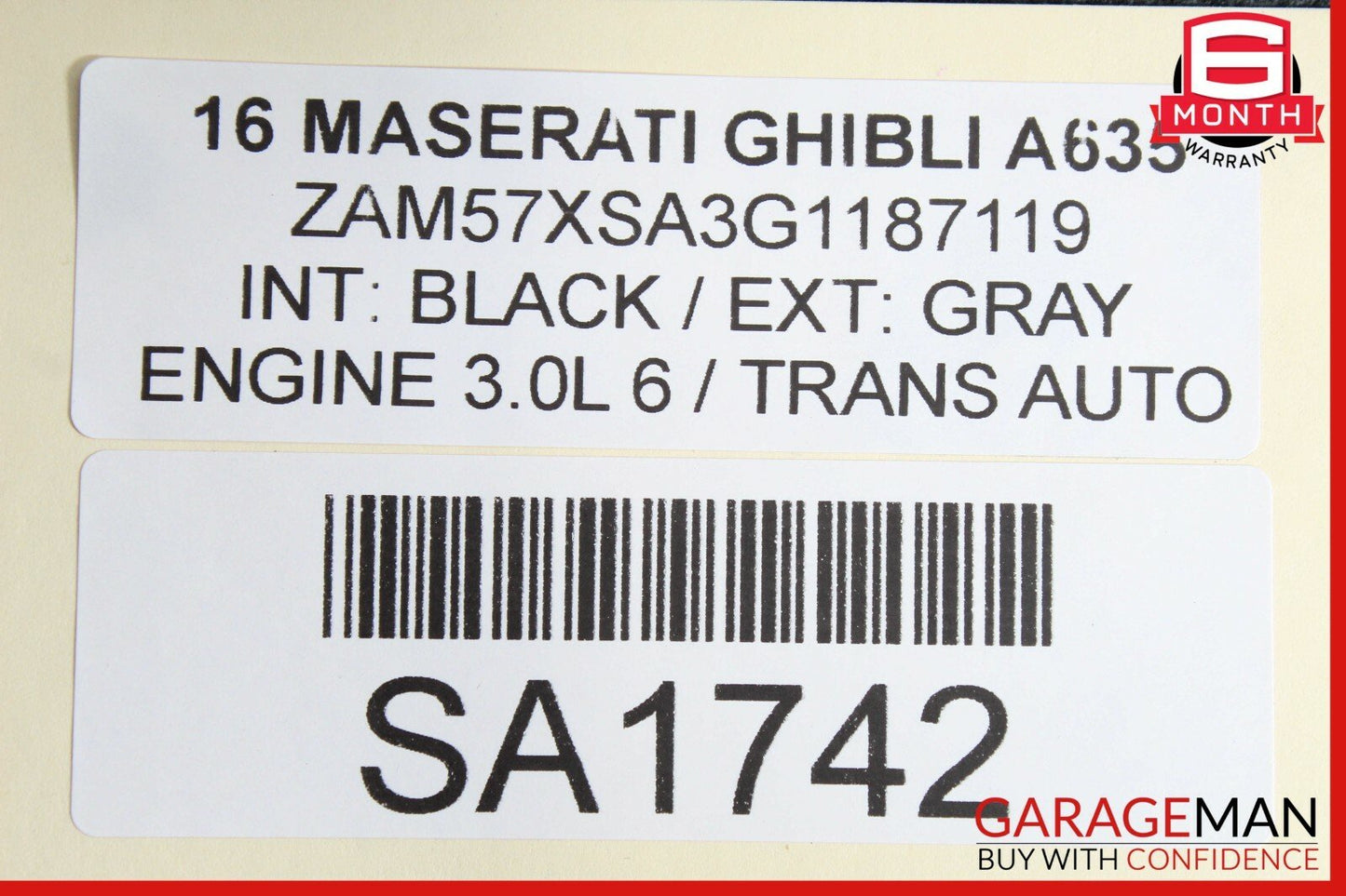 14-17 Maserati Ghibli Rear Left & Right Side Exhaust Muffler Tip Pipe Set of 2
