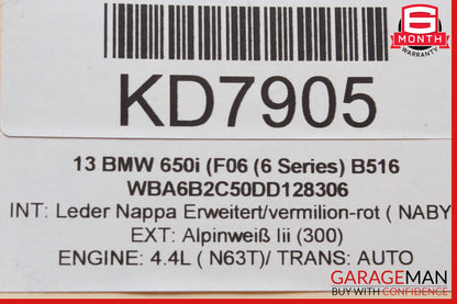 13-19 BMW 650i F06 Front Seat Control Module OEM
