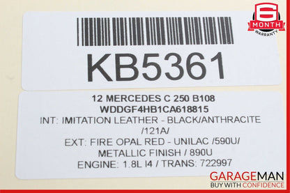 12-15 Mercedes R172 SLK350 C250 SLK250 Transmission Oil Cooler Radiator OEM