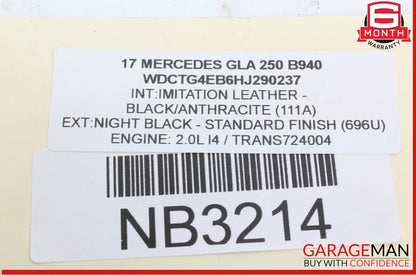 14-20 Mercedes X156 GLA250 Rear Right Wheel Spindle Knuckle Hub OEM