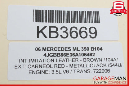 06-12 Mercedes W164 ML350 CL550 E350 Front Right Side Bumper Fog Light Lamp OEM