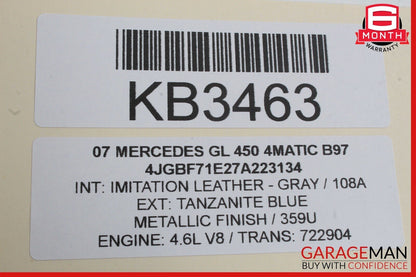 06-12 Mercedes X164 GL450 4MATIC Front Right Side Door Window Regulator Motor