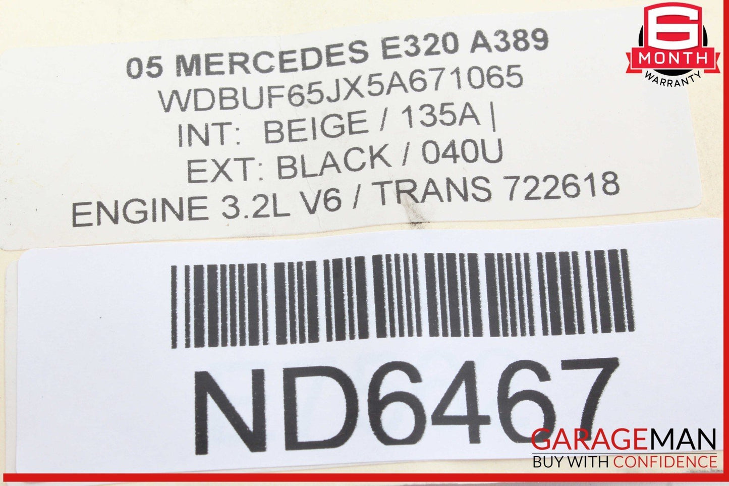 03-12 Mercedes W211 E320 CLS550 ML350 Front Right Seat Control Module OEM