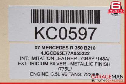 06-13 Mercedes W251 R350 GL450 Front Left Side Door Control Module Unit OEM