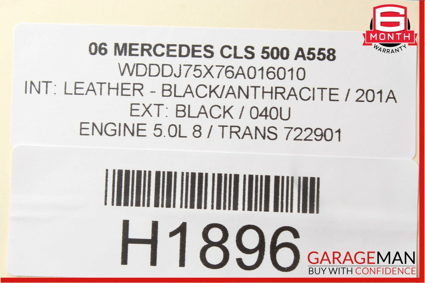06-11 Mercedes W219 CLS350 CLS550 Rear Left Side Door Lock Latch Actuator