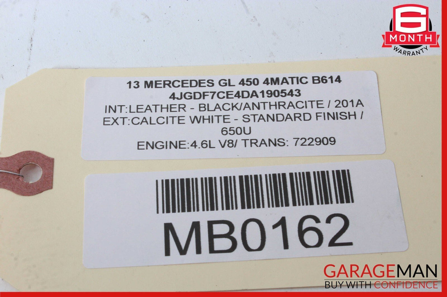 13-19 Mercedes X166 GL450 GLS63 AMG Airmatic Compressor Air Pressure Tank OEM