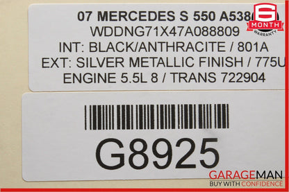 07-09 Mercedes S550 CL550 Bluetooth Communication Controller Module Q1