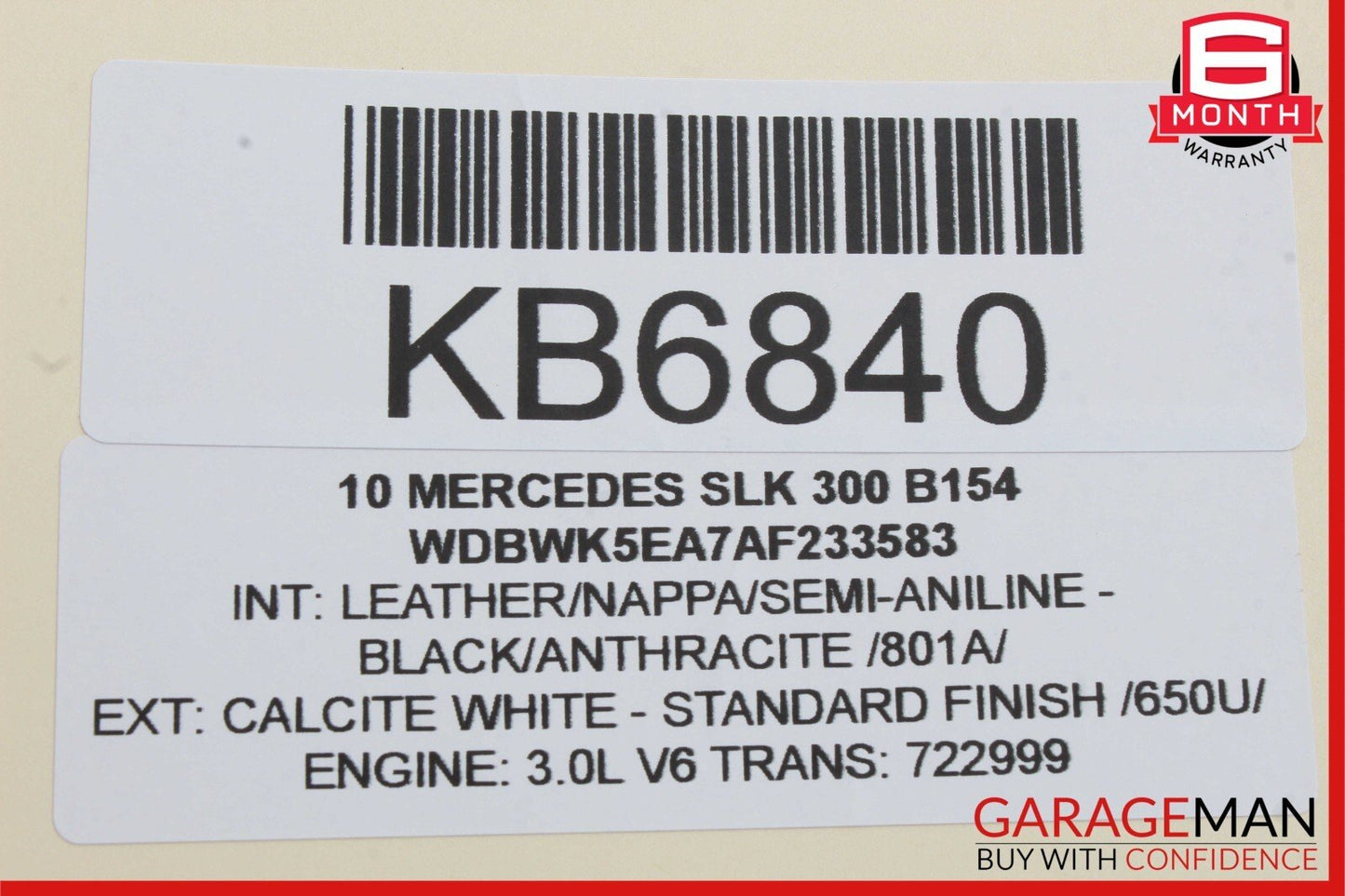 08-11 Mercedes R171 SLK300 SLK280 Seat Belt Seatbelt Retractor Left Driver OEM