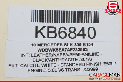 08-11 Mercedes R171 SLK300 SLK280 Seat Belt Seatbelt Retractor Left Driver OEM