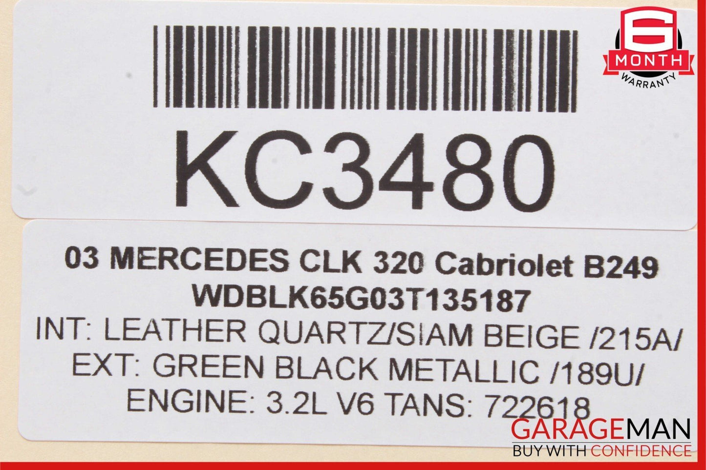 03-06 Mercedes W208 CLK350 Communication Voice Control Module 2038200885 OEM