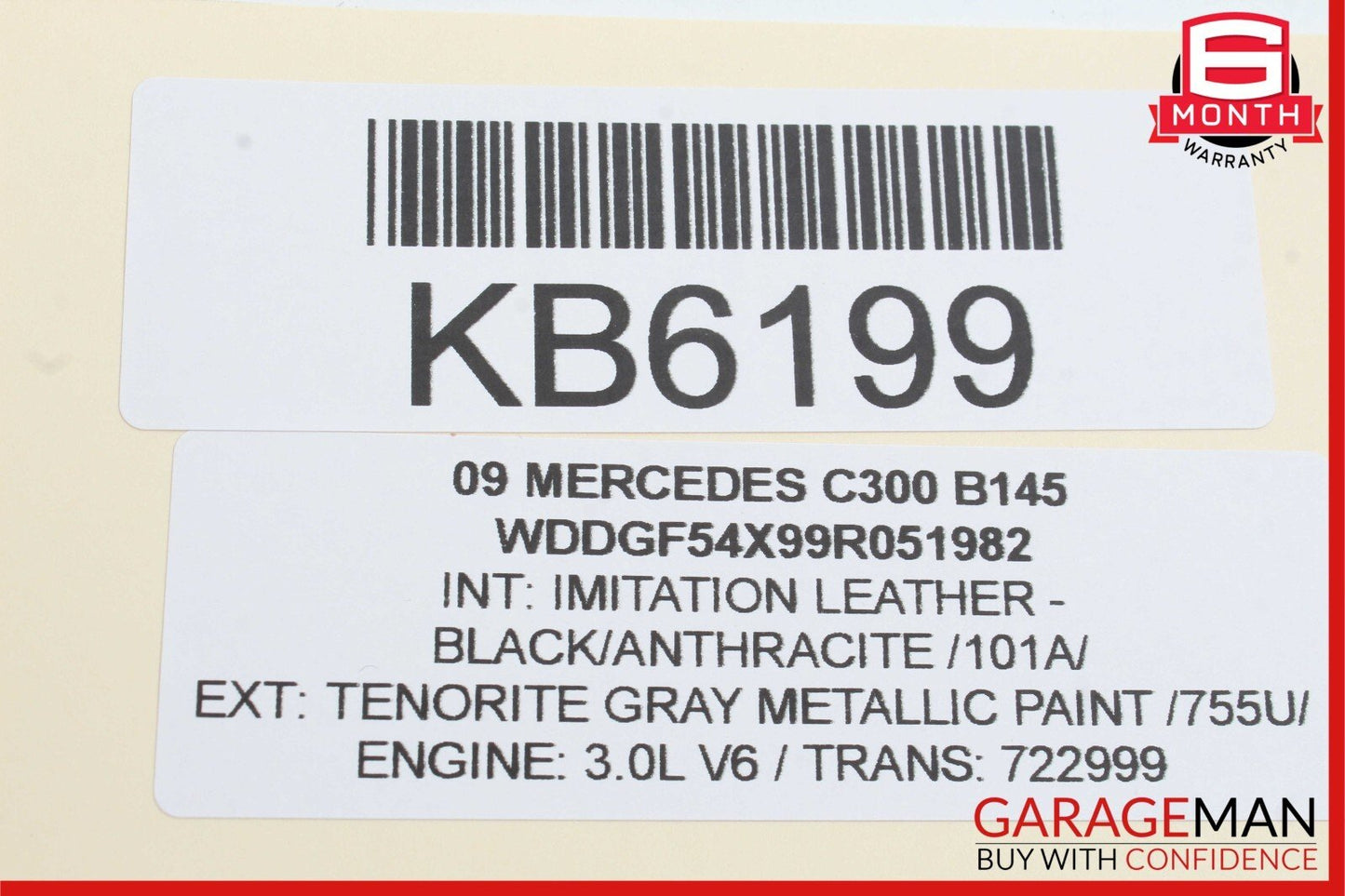 08-11 Mercedes W204 C300 C350 Rear or Front Right Side Exterior Door Handle OEM