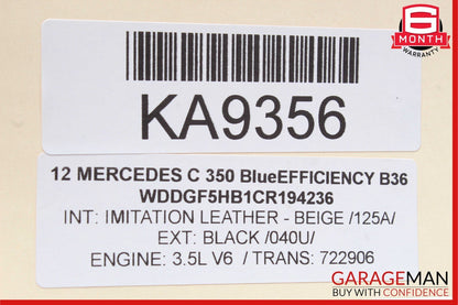 12-18 Mercedes W204 C350 C300 E350 M276 Lower Intake Manifold Right Side OEM