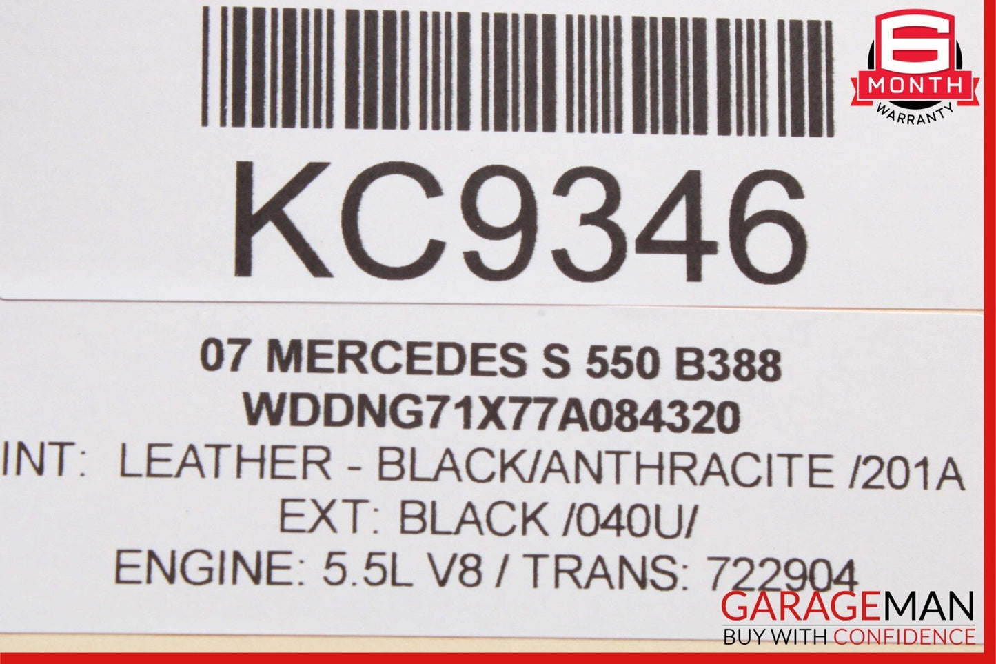 07-09 Mercedes W221 S550 CL550 Rear Trunk Relay Junction Fuse Box 2215450801 OEM